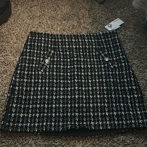 Brand New- Just Fab Houndstooth Skirt